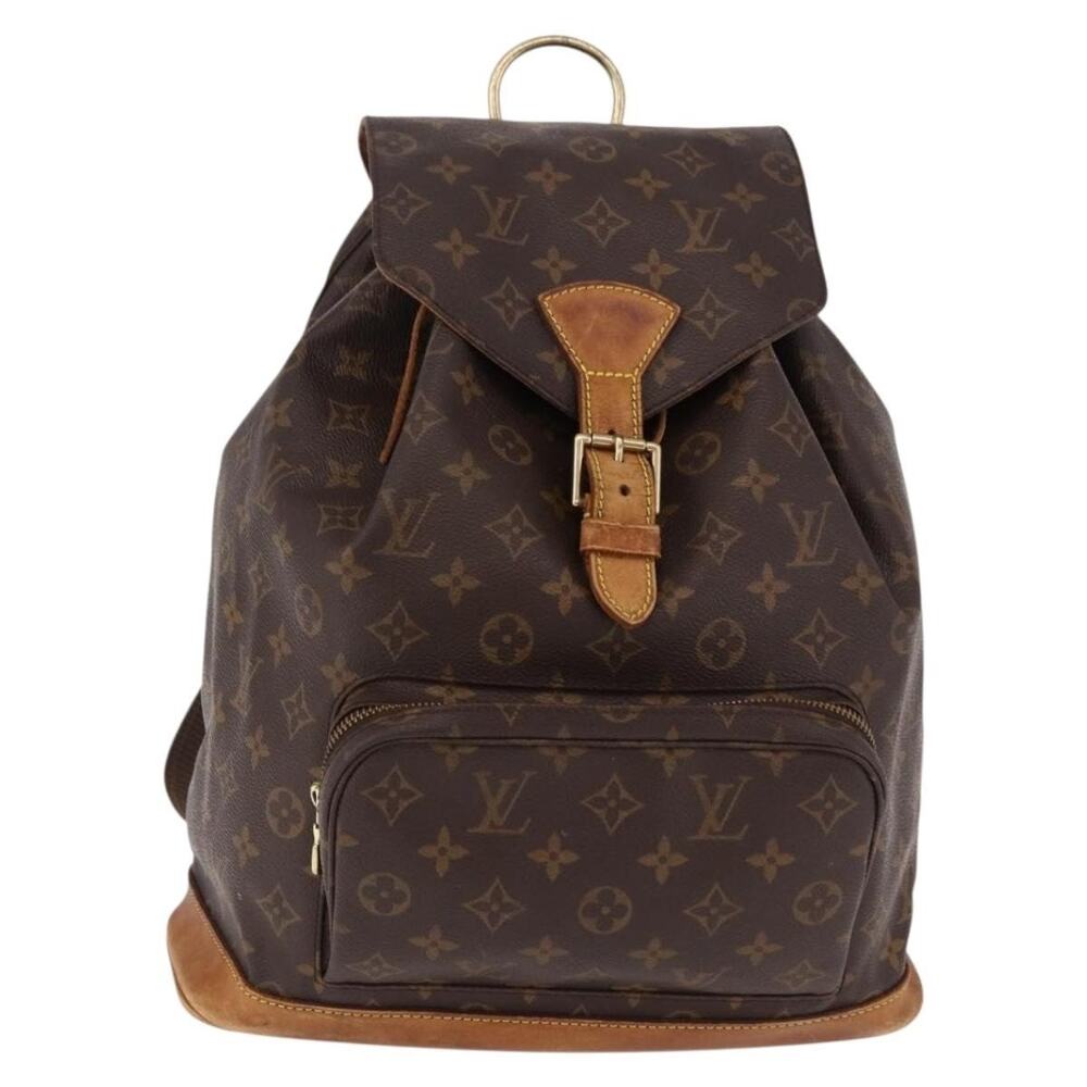 Louis Vuitton Monogram Montsouris GM Backpack Brown